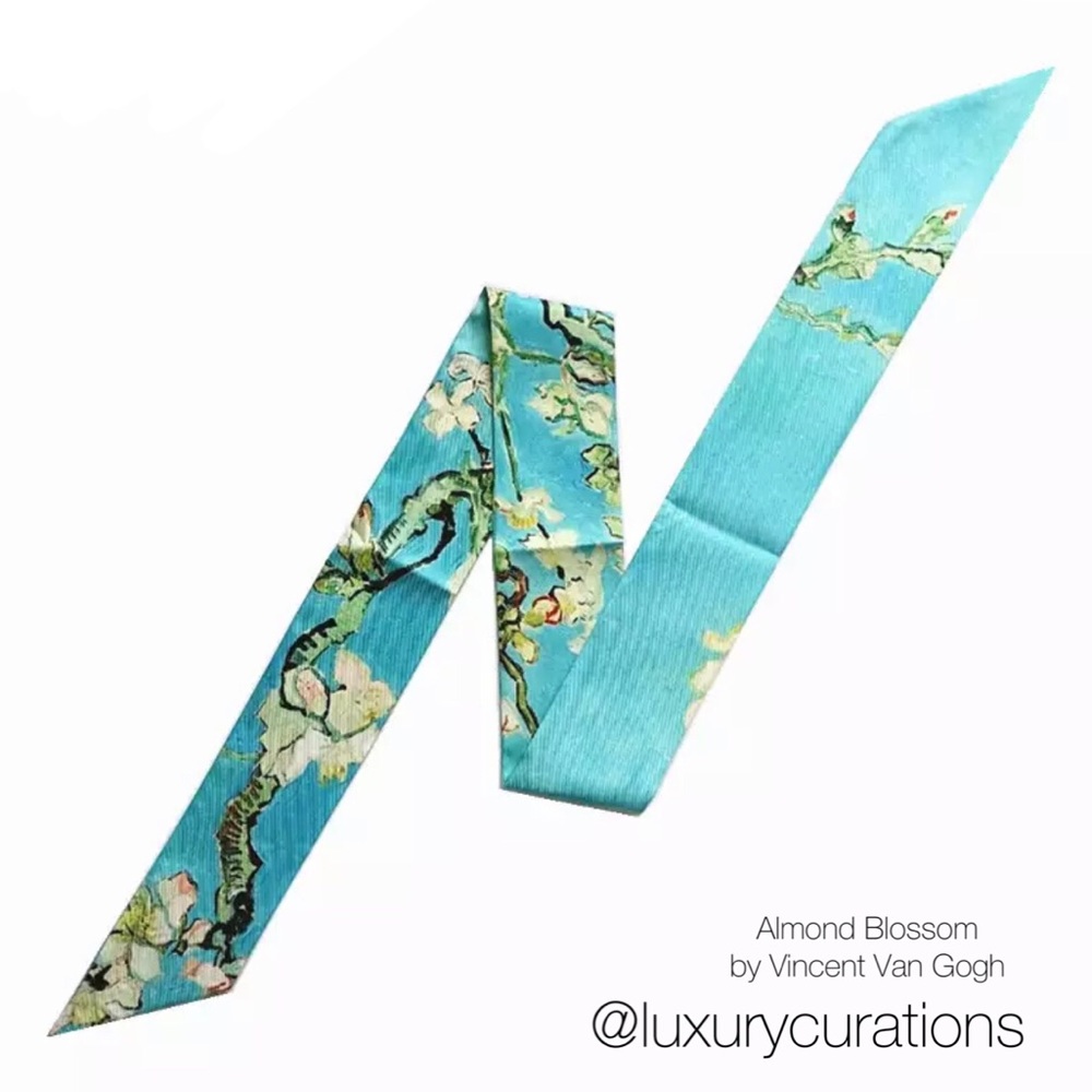 Vincent Van Gogh’s Almond Blossom Twilly Scarf